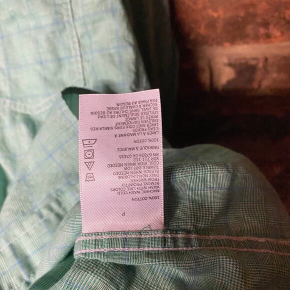 Nautica Men's Green Long Sleeve Button Down Shirt Size Small - Picture 5 of 6